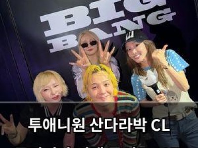 투애니원 산다라박 CL 공민지가 빅뱅 콘서트 보고 훈훈한 모습 공개