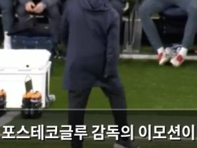 포스테코글루 감독의 이모션이 화제