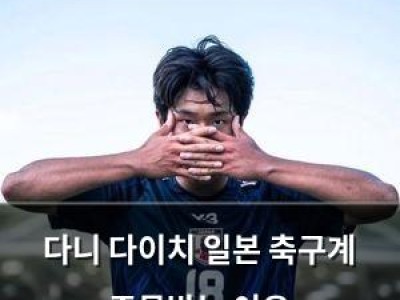 다니 다이치 일본 축구계 주목받는 이유