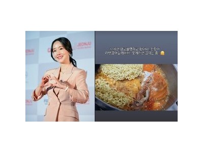 이정현 남편 위해 야식 준비해 화제