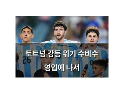 토트넘 강등 위기 수비수 영입에 나서
