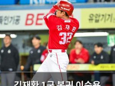 김재환 1군 복귀 이숭용 감독의 결정