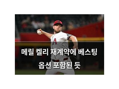 메릴 켈리 재계약에 베스팅 옵션 포함된 듯