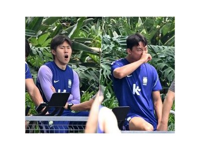 이강인 오현규 피로는 속이지 못했지만 미소는 지었네